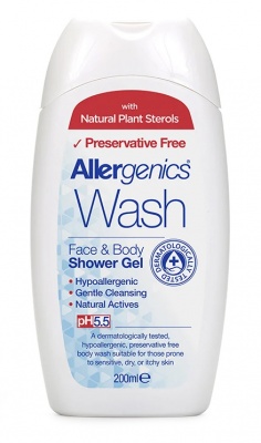 Allergenics Wash Face & Body Shower Gel 200ml